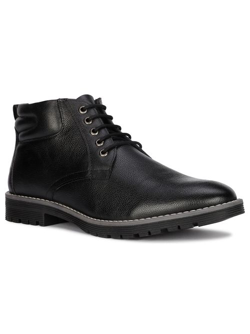 Buy Bata Mens Black Lace-Ups Casual Boots Online