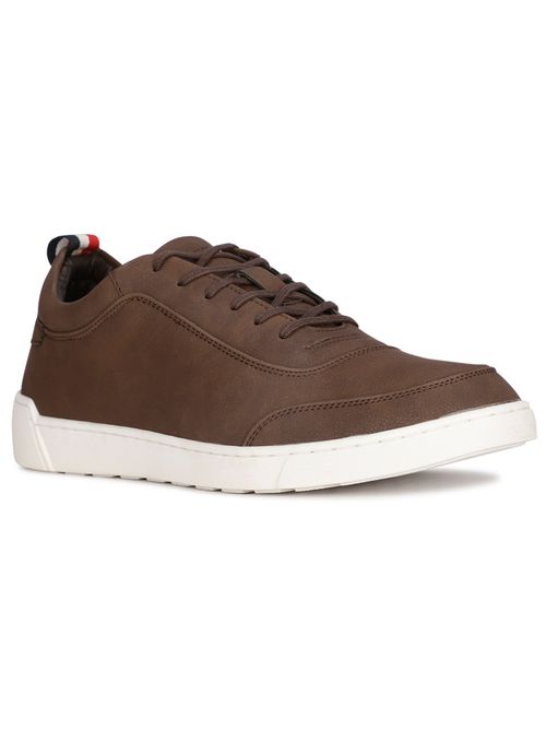 Buy Bata Mens Brown Lace-Ups Casual Sneakers Online