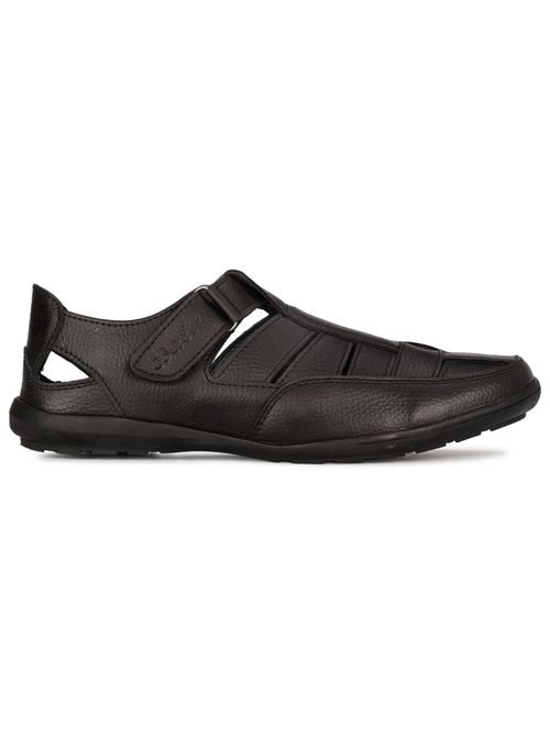 Buy Bata Mens Black Velcro Casual Sandals Online