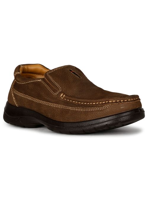 Buy Bata Mens Brown Slip On Casual Loafers Online
