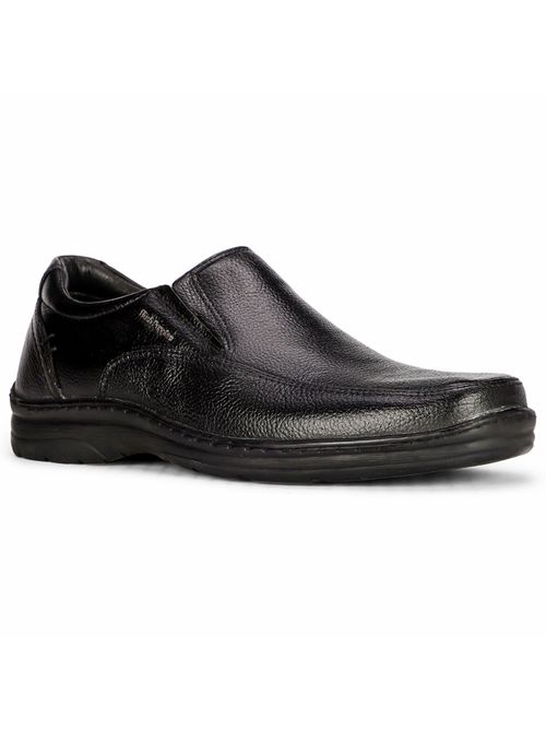 Hush Puppies Mens Black Slip On Formal Loafers