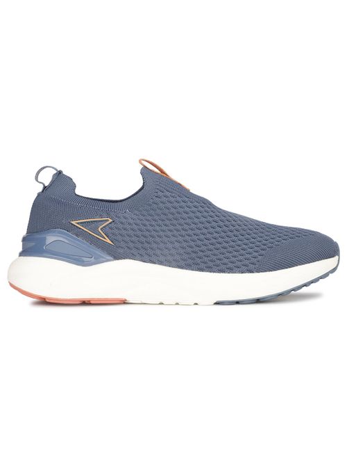 Buy Power Mens Blue Slip On Running Shoes Online