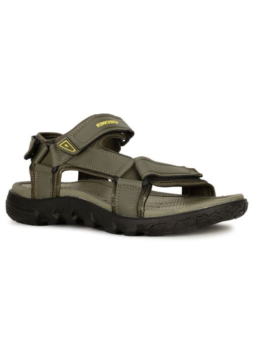 Weinbrenner Mens Olive Velcro Casual Sandals
