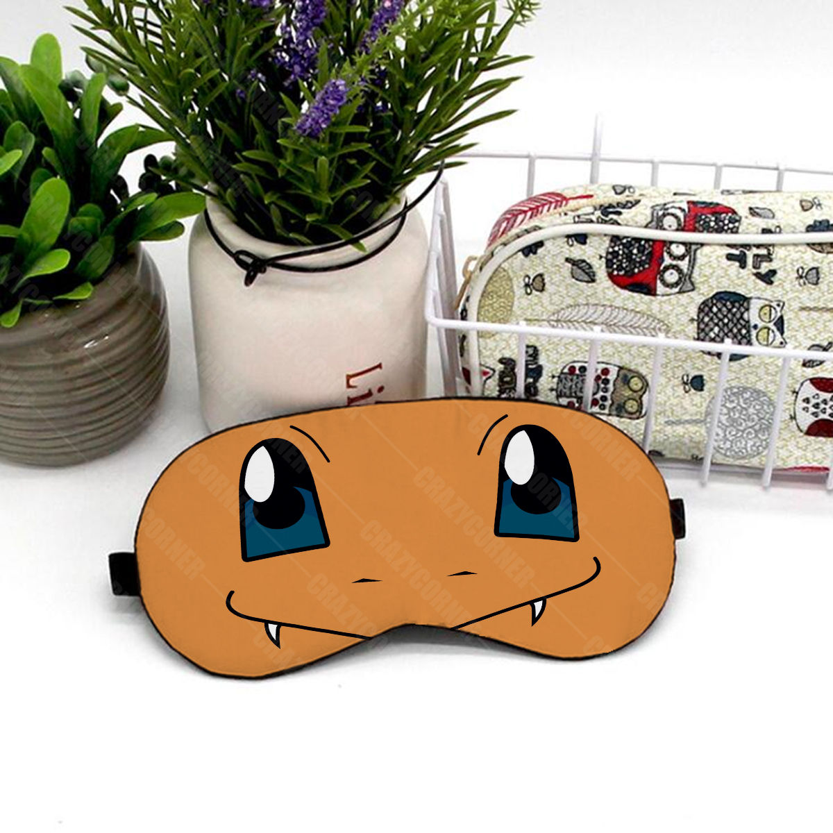 Crazy Corner Pokemon Charmander Eye Mask Printed Eye Mask/sleep Mask