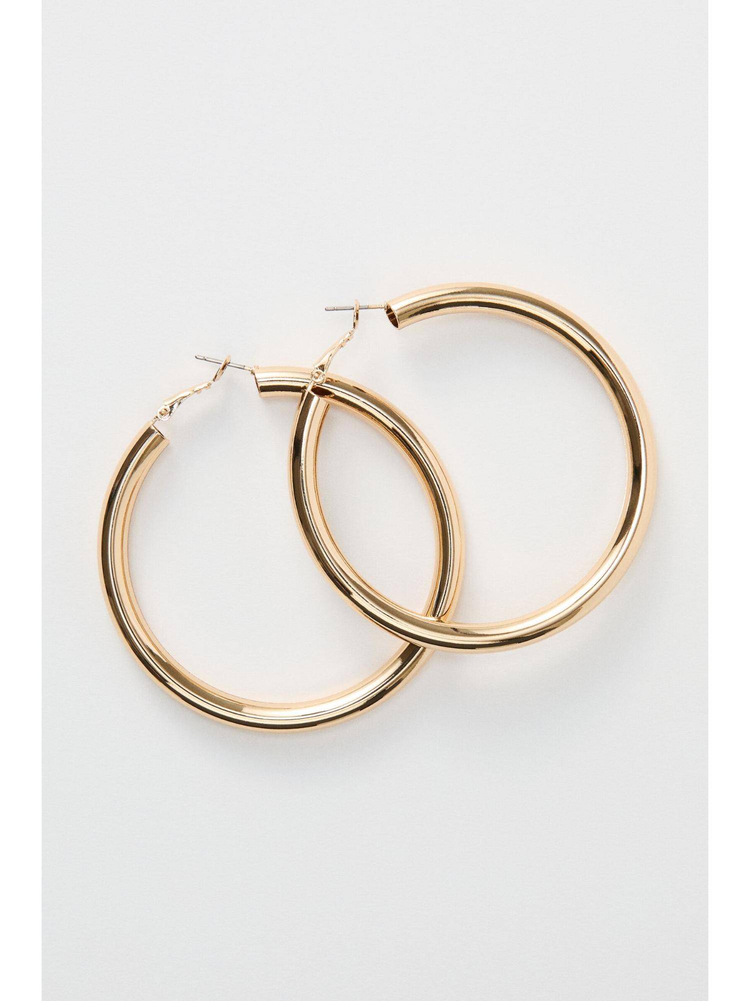 H&M Women Gold Hoop Earrings