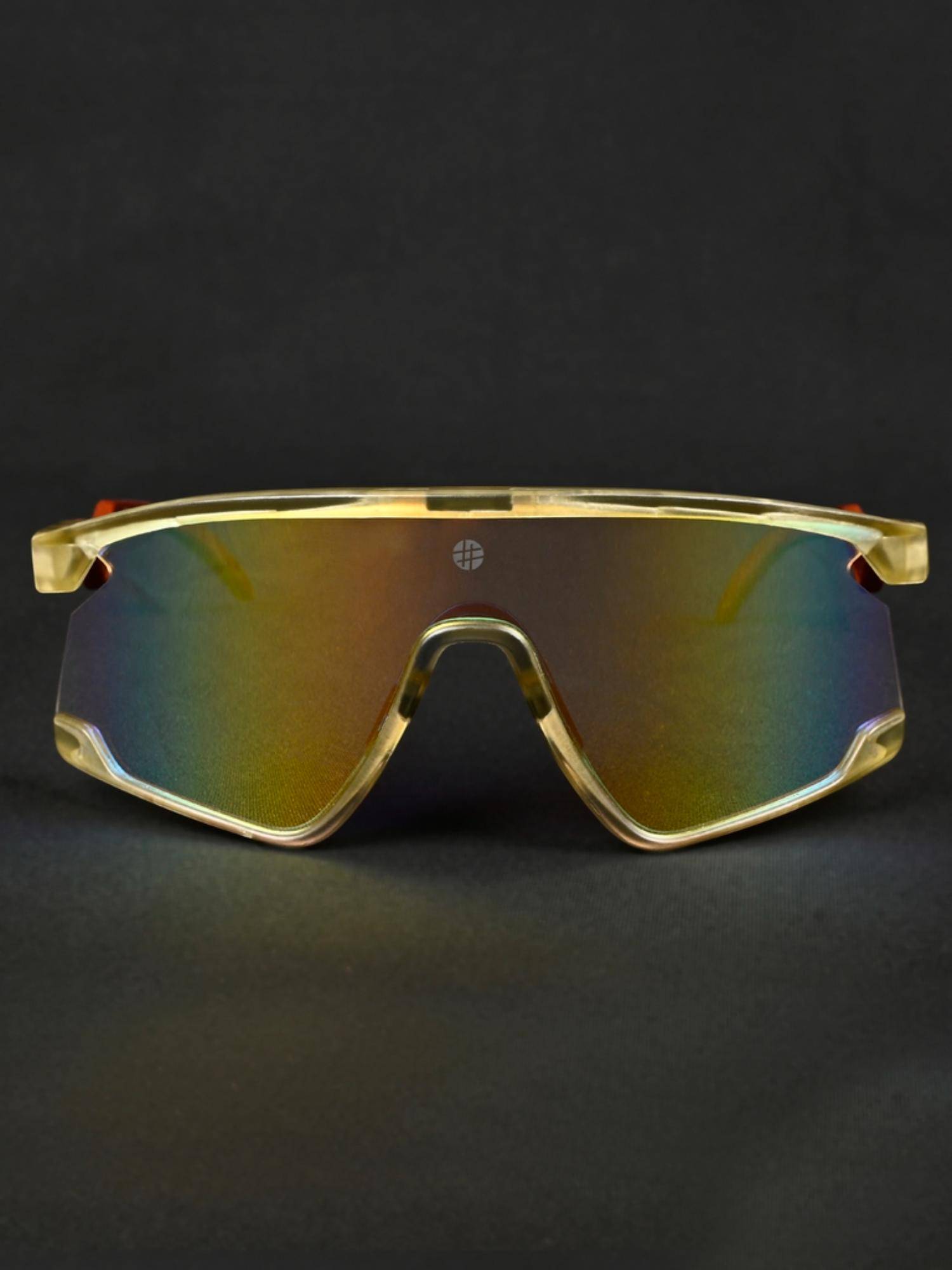 HASHTAG EYEWEAR Unisex Half Rim Pc Multi-Color Lens Sunglasses (65)