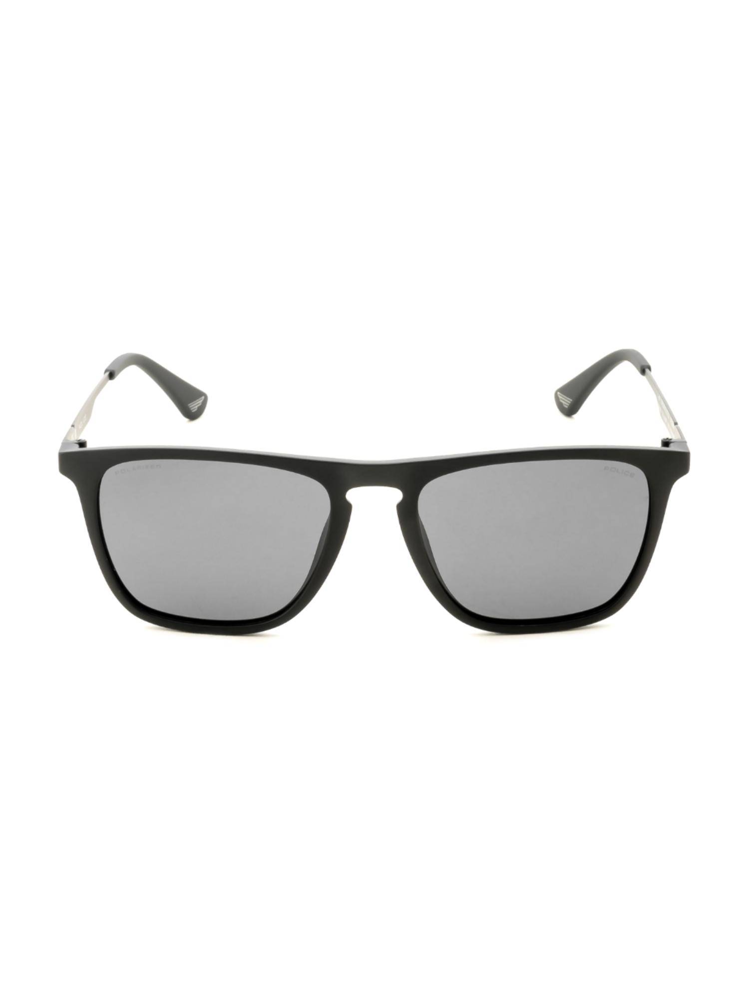 Police Men Full Rim Pc Square Grey Lens Sunglasses (55)