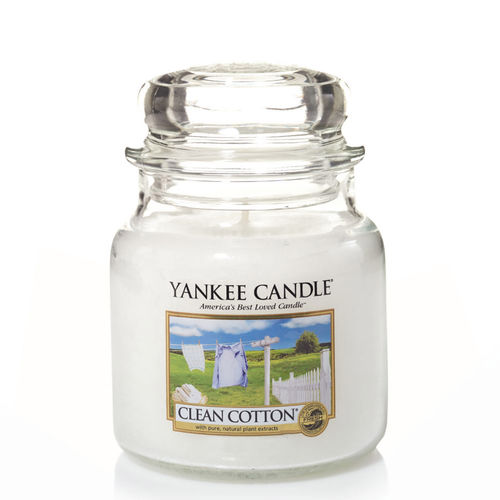 Buy Yankee Candle Classic Medium Jar Clean Cotton Scented Candles
