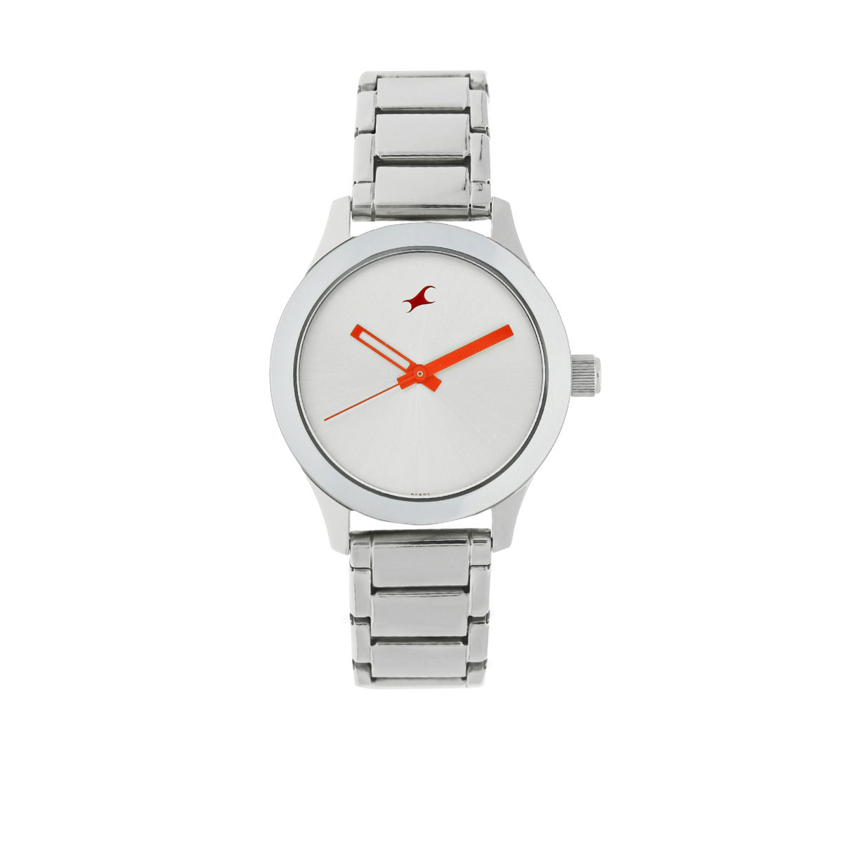 fastrack silver strap watches