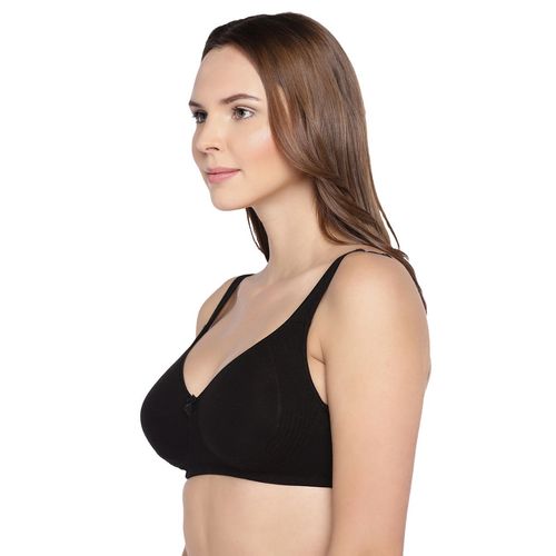 Buy Inner Sense Organic Cotton Antimicrobial Seamless Side Support Bras  (Pack Of 3)-Black Online