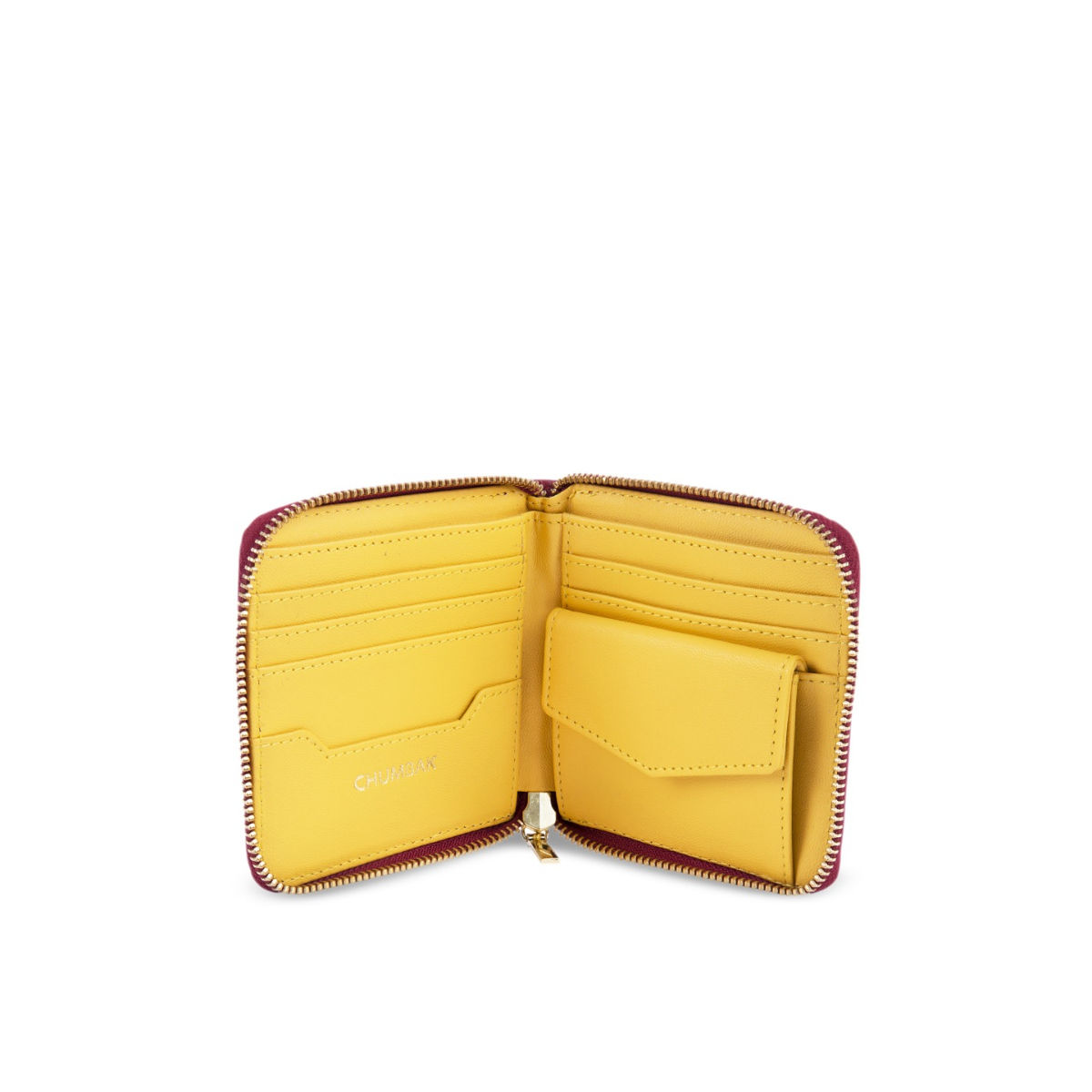 Buy Chumbak Quilted Maroon Pocket Wallet Online