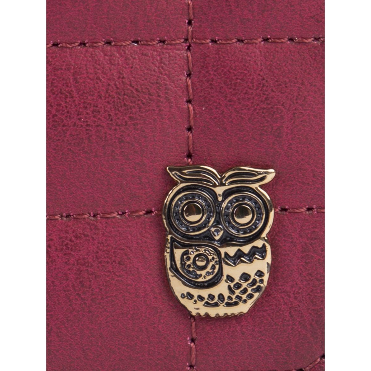 Buy Chumbak Quilted Maroon Pocket Wallet Online