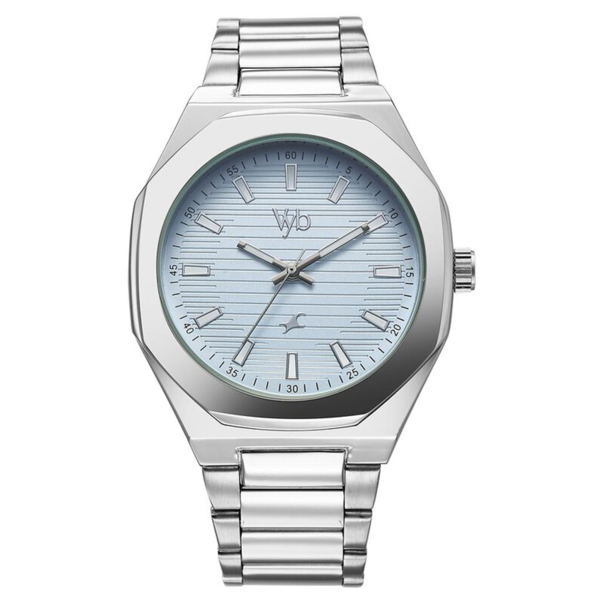 Fastrack Men Blue Vyb Limitless Quartz Analog Metal Strap (FV30012SM01W) (M)
