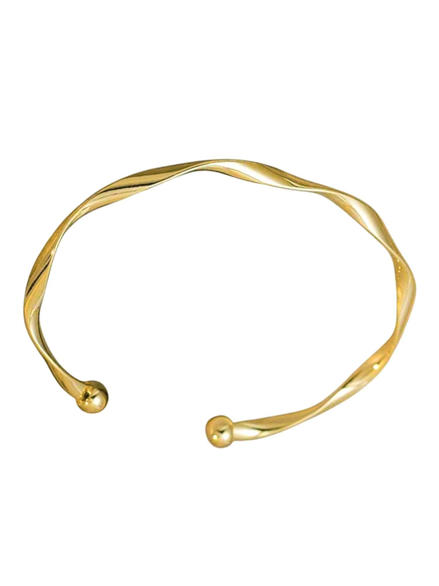 Peora Women Gold Plated Fancy Stated Cuff