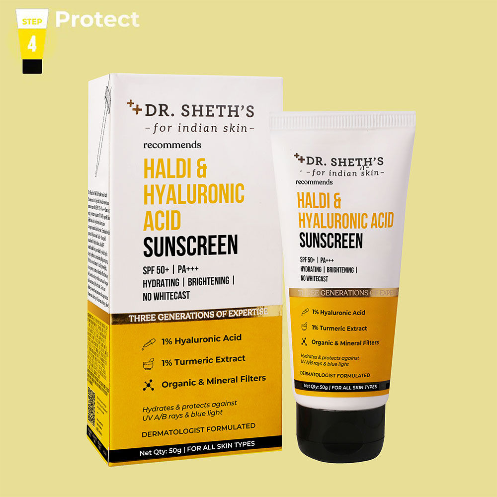 Dr. Sheth's Haldi & Hyaluronic Acid Sunscreen Buy Dr. Sheth's Haldi