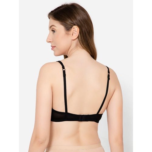 Buy Clovia Polyamide Printed Padded Full Cup Wire Free T-shirt Bra