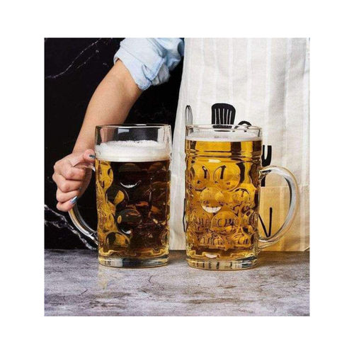 Oberglas Glass Beer Mug - 1 Piece, Clear, 1000ml