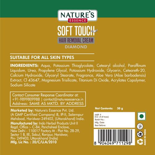 Nature's EssenceHair Removal Cream Gold - For All Skin Types: Buy Nature's  EssenceHair Removal Cream Gold - For All Skin Types Online at Best Price in  India | Nykaa