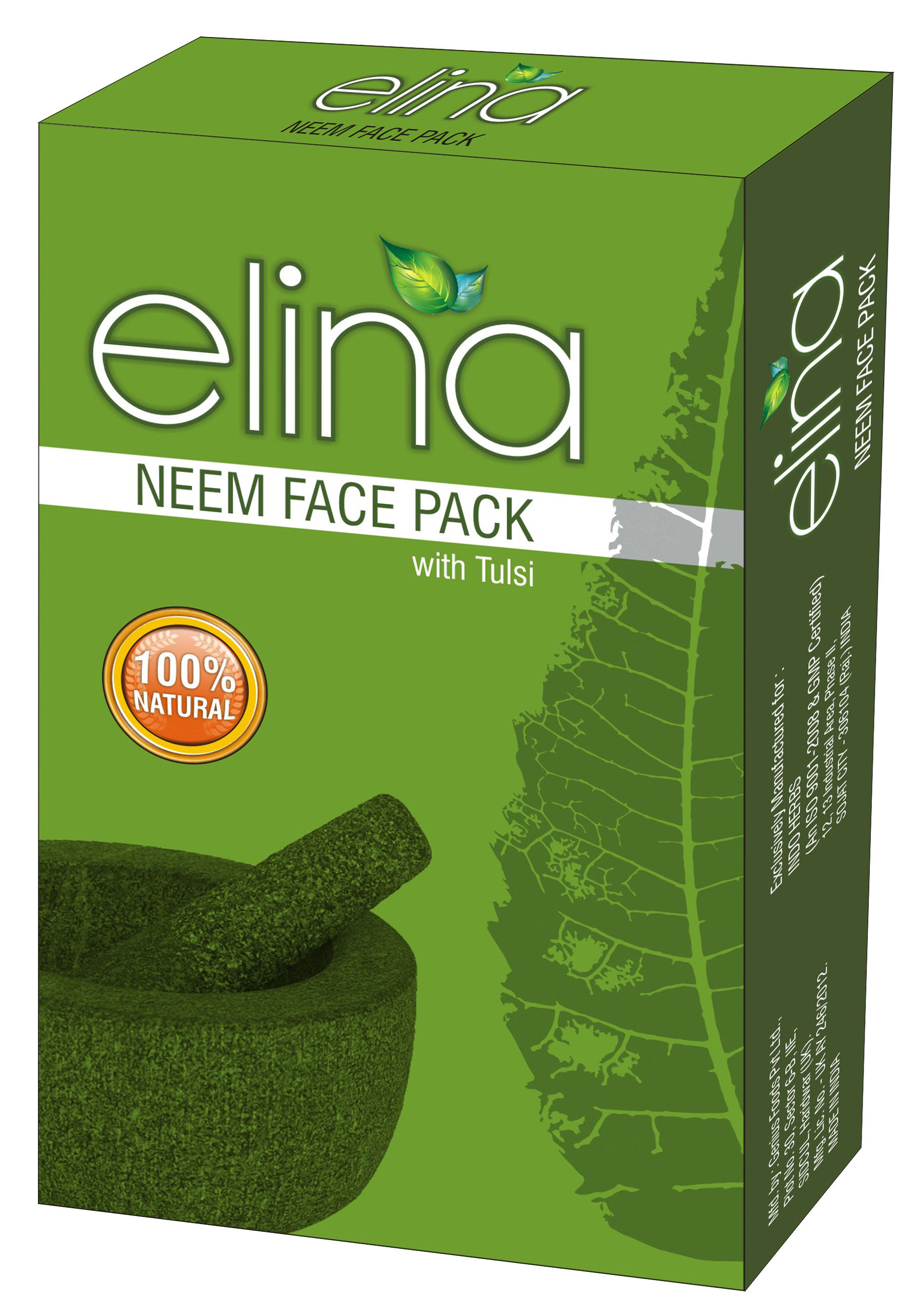 Elina Neem Face Pack For Acne And Pimple Free Skin