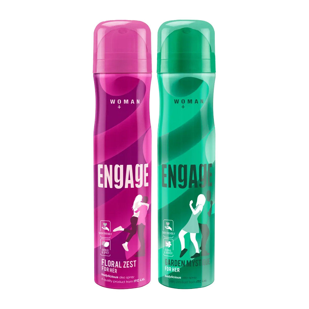 Engage New Bestselling Skin Friendly Deo Combo For Women - Pack Of 2
