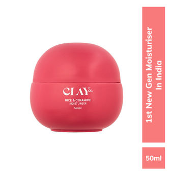 ClayCo Rice & Ceramide Moisturiser With Exosomes, Vitamin B12 & CICA For Barrier Repair & Glow