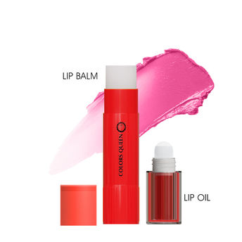 Colors Queen Magic Color 2-in-1 Lip Oil & Lip Balm - Strawberry