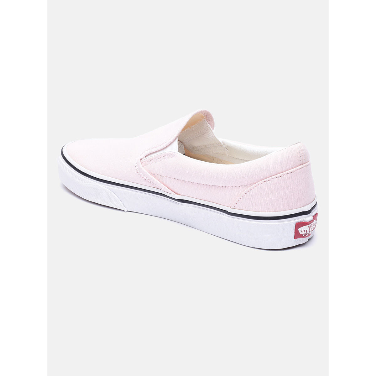 Pale pink slip store on vans