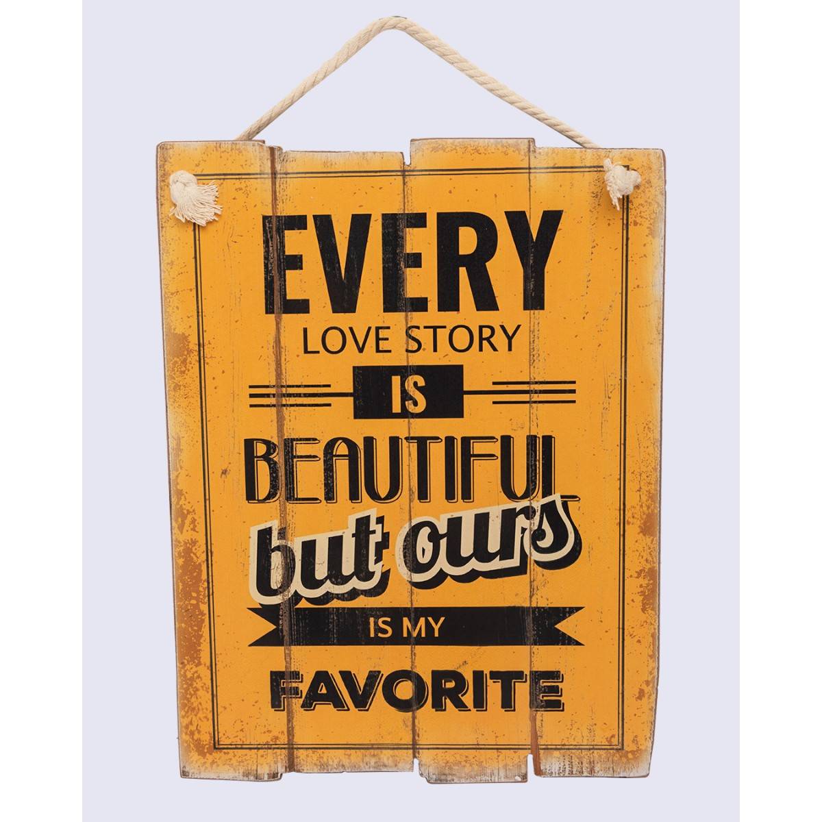 Voncasa Wall Plaque in Color - Orange