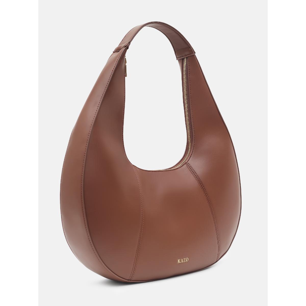 Buy Kazo Selene Brown Shoulder Bag Online