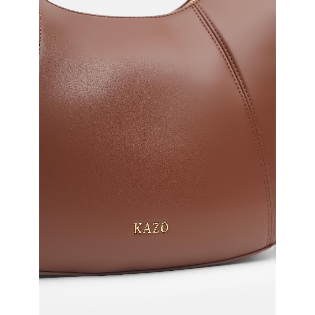 Buy Kazo Selene Brown Shoulder Bag Online