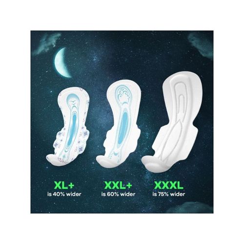 Whisper Bindazzz Nights Sanitary Pads XL+= 7 Pads — DotRx