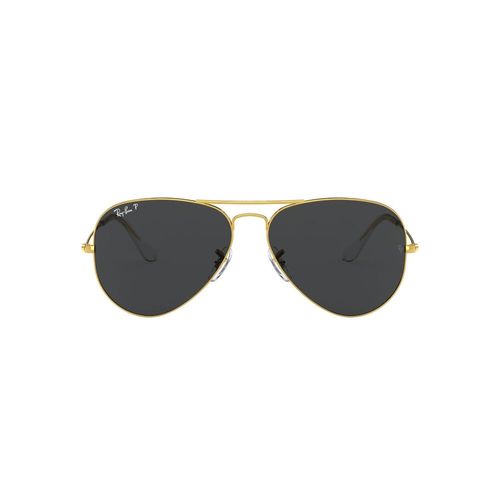 Buy Ray-Ban 0RB3025 Black Polarized Icons Aviator (55 mm) Online
