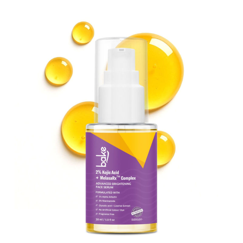 Bake 2% Kojic Acid Face Serum With Niacinamide For Pigmentation, Dark Spots & Uneven Skin Tone