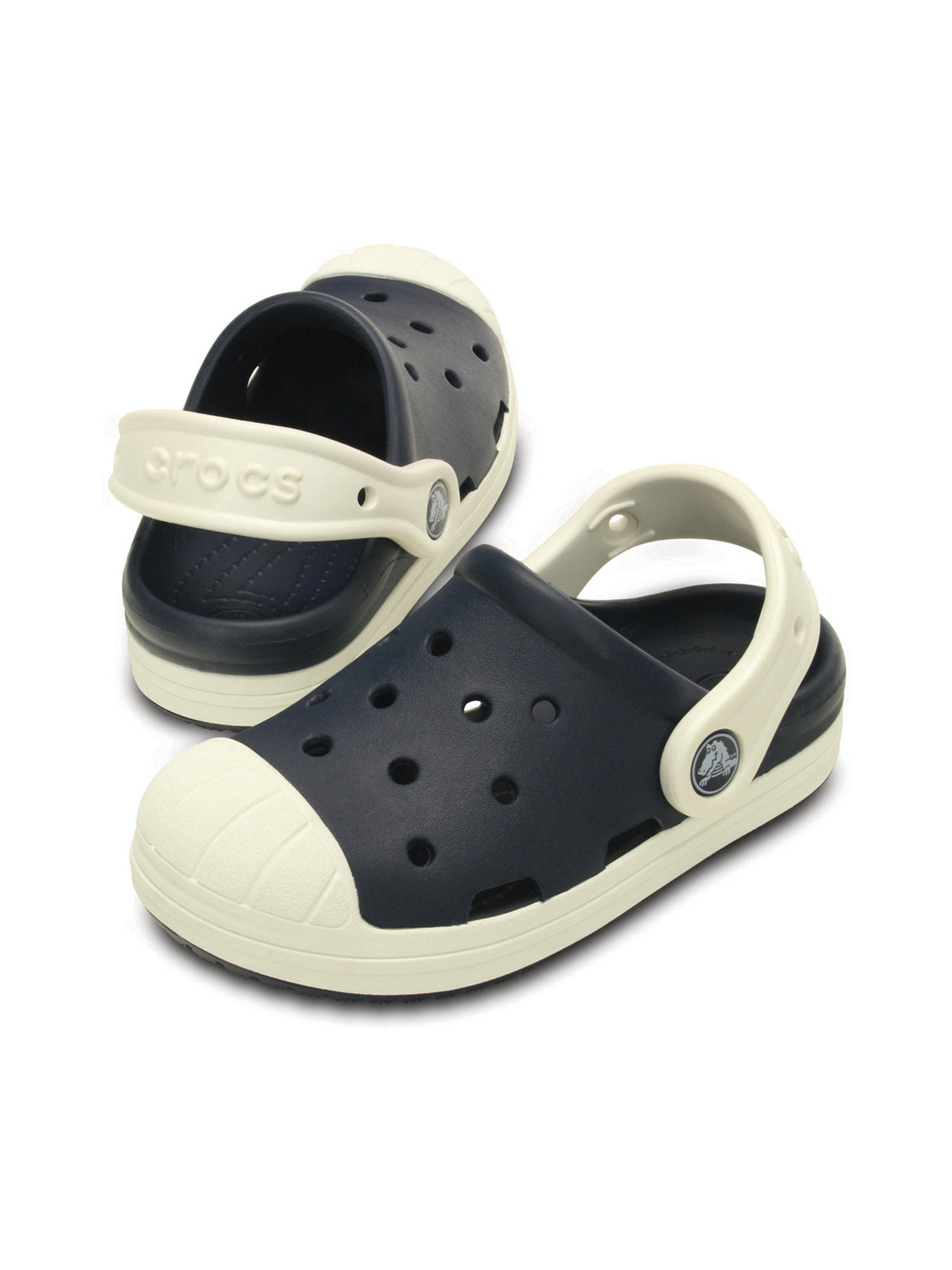 Crocs Navy Blue Bump It Patterned Clogs: Buy Crocs Navy Blue Bump It ...