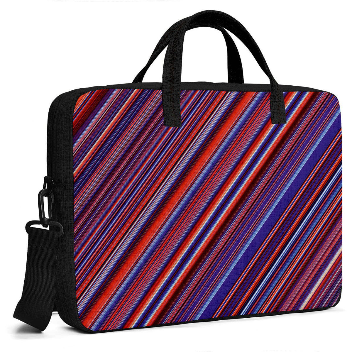 Buy Crazy Corner Multicolor Lines Printed Waterproof Laptop Bag