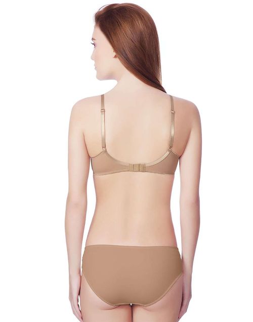 Buy Amante Casual Chic Padded Non-Wired T-Shirt Bra - Sandalwood Online