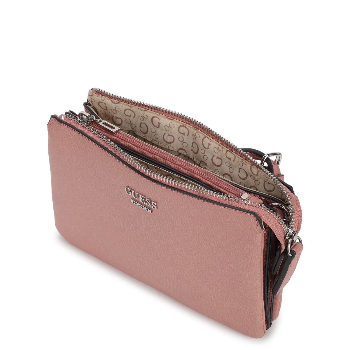 Buy GUESS Tan Brown Solid Shoulder Bag - Handbags for Women 8113029 | Myntra