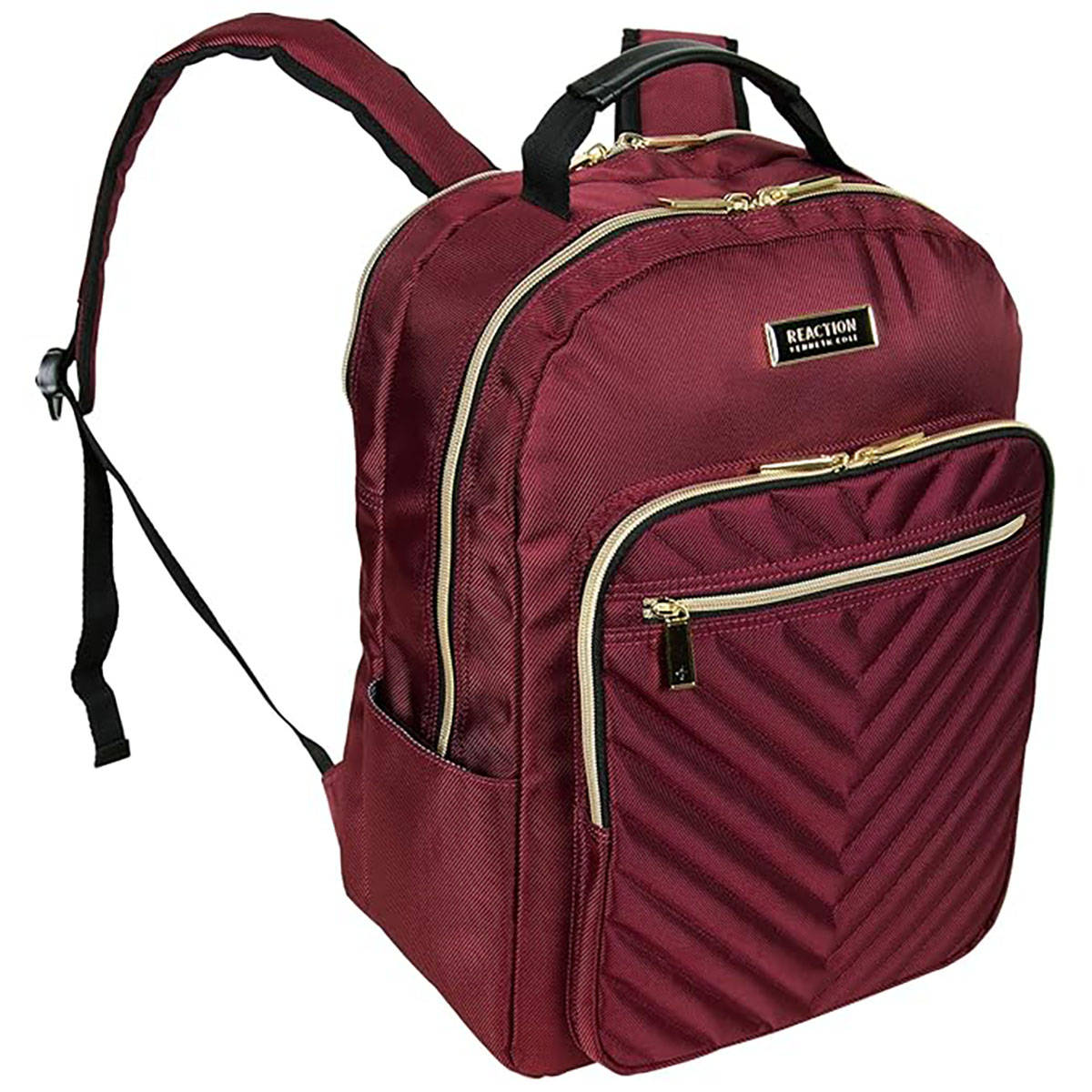 Reaction Kenneth Cole Women's Chelsea Chevron Quilted 15 Laptop Backpack