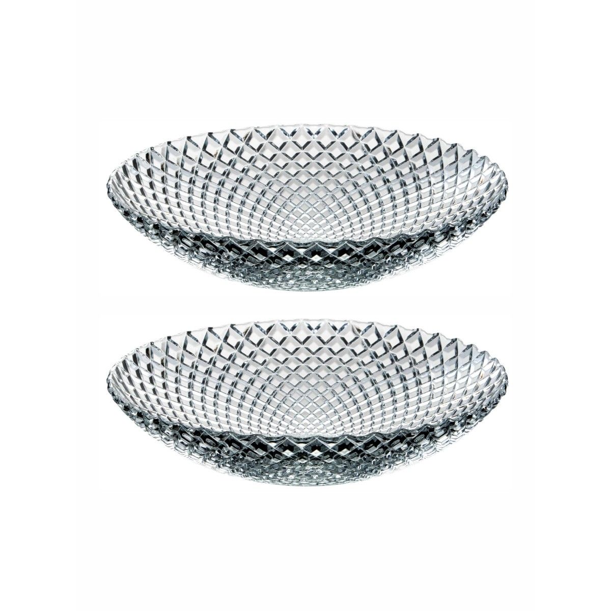 Goodhomes Glass Fruit Bowl Set Of 2Pcs Buy Goodhomes Glass Fruit Bowl