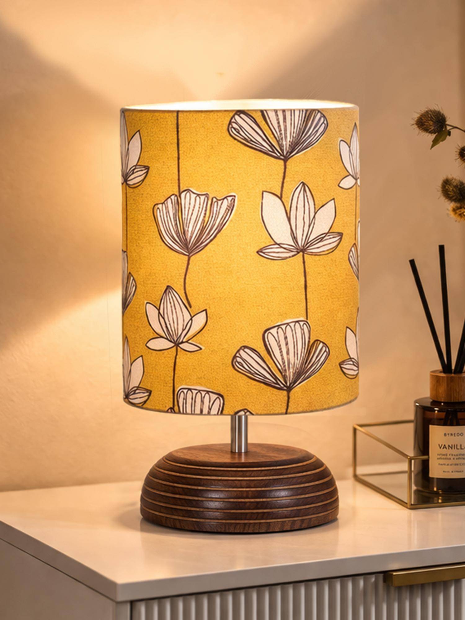 Homesake Yellow Antique Base E27 Creative Reading Bedside Table Lamp