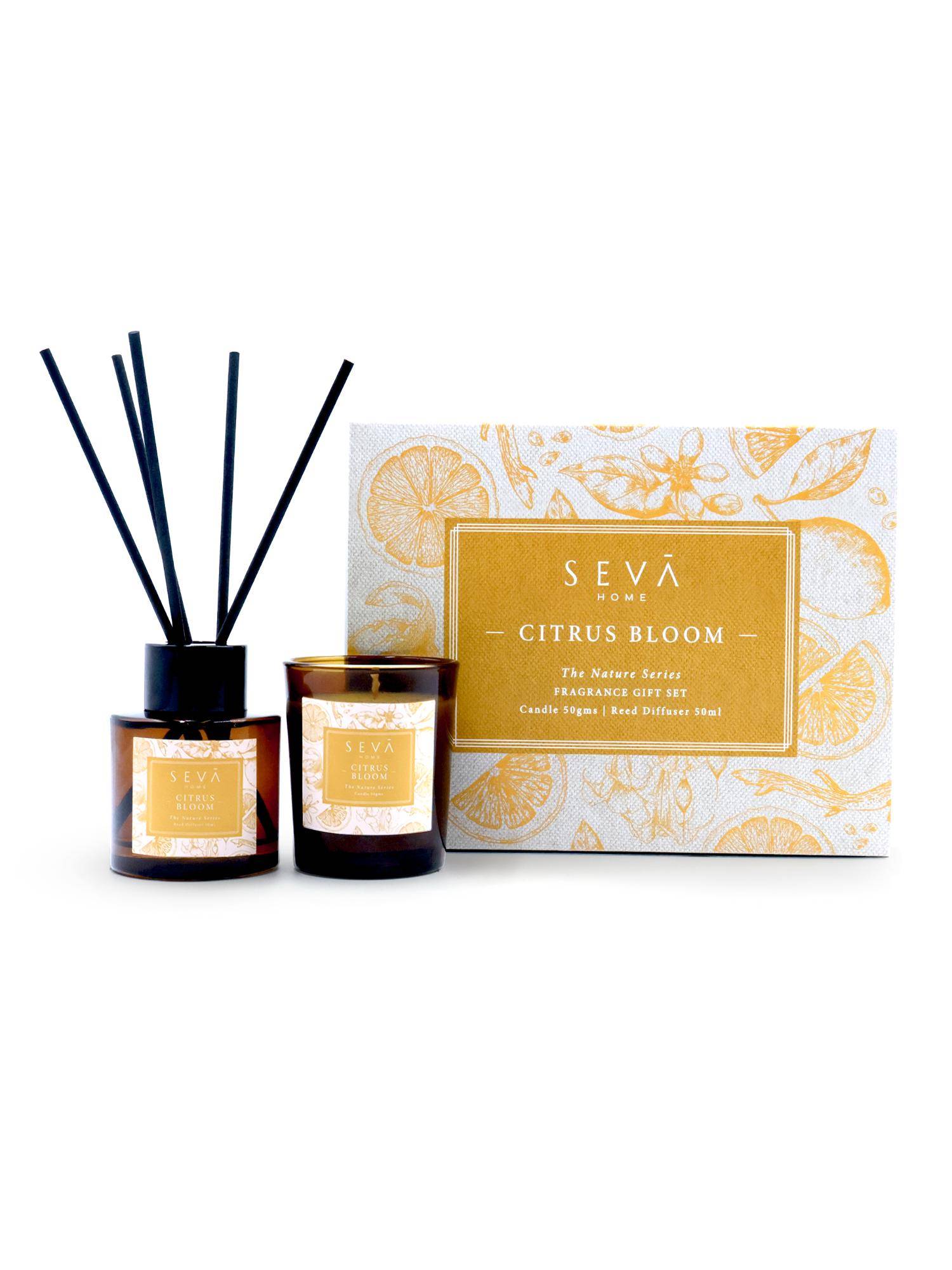 SEVA HOME Yellow The Nature Series Fragrance Gift Set - Citrus Bloom