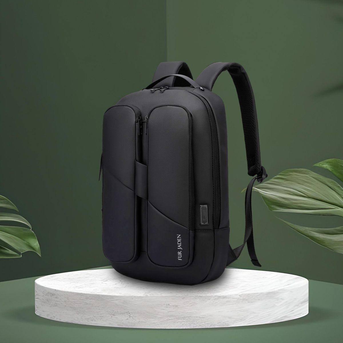 Buy Fur Jaden Pro Series Smart Tech Anti Theft Laptop Backpack with USB ...