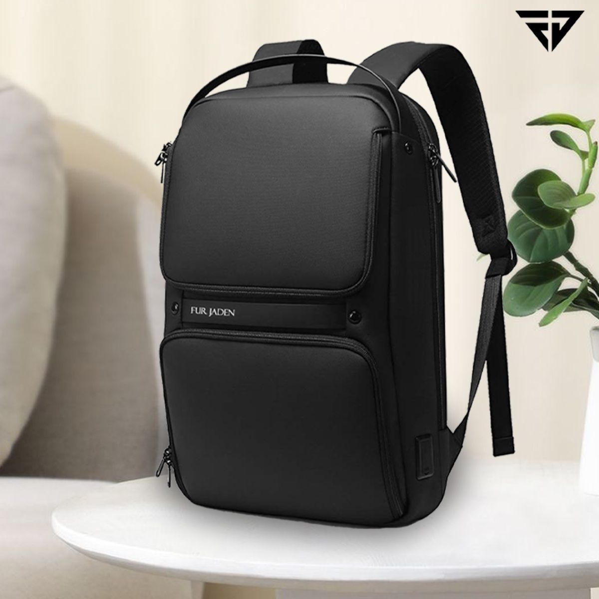 Buy Fur Jaden Pro Series Smart Tech Anti Theft Laptop Backpack with USB ...