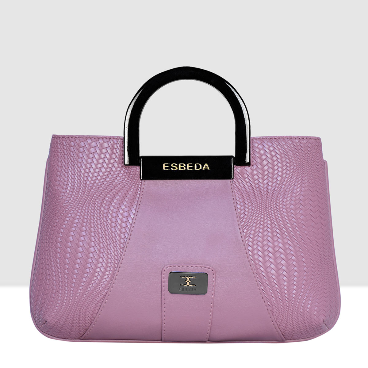 Buy ESBEDA Pink Color Acrylic Top Handle Medium Handbag For Women Online