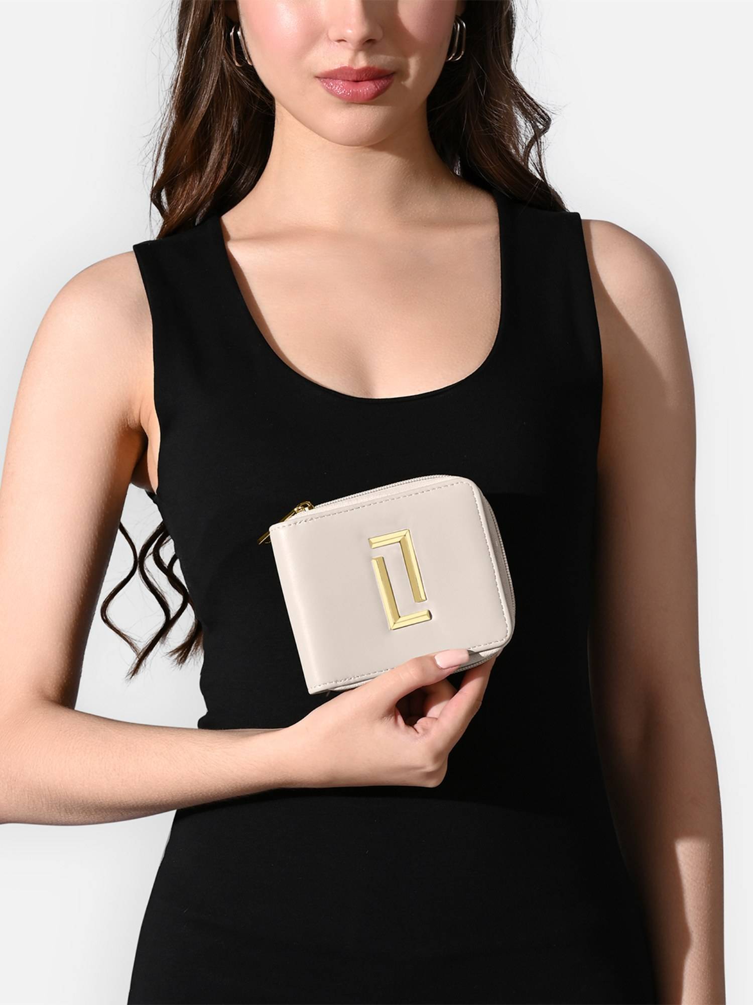 Lavie Luxe Women's Zippy Wallet (Beige) (S)