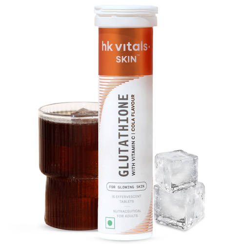 Buy HealthKart HK Vitals Skin Glutathione Effervescent Tablets With Sipper