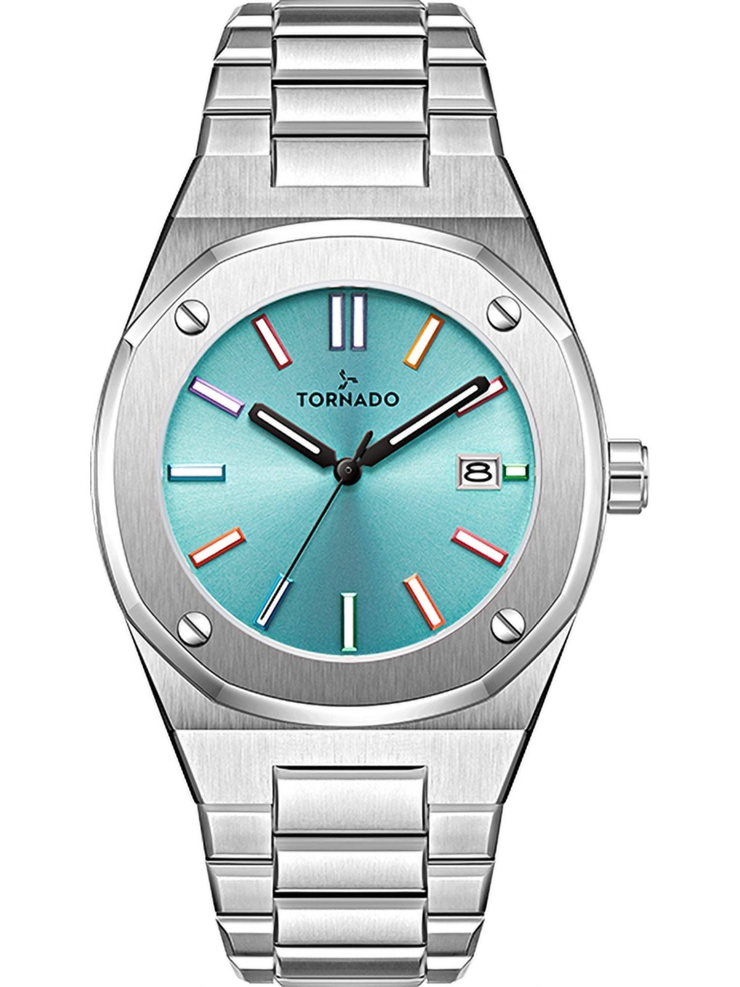 Buy Tornado Aurora Twilight Analog Light Blue Dial Watch (T23003