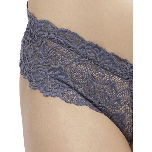 N-Gal Panties Cheeky Lace Mid Waist Floral Underwear Lingerie
