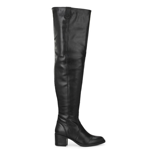 Faux Leather Boots Forever 21 Black Thigh High Boots Footwear