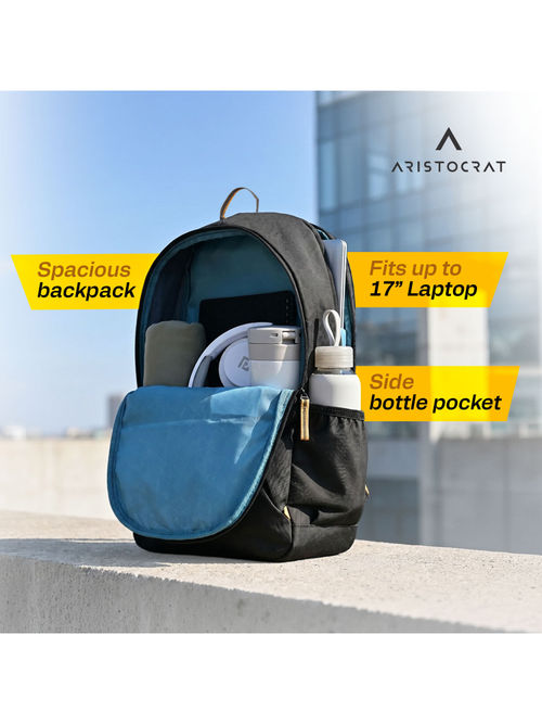17 inch laptop backpack waterproof india Luka in Matte Black Simplify your journey with one bag that meets all your travel needs KAKA Travel Backpack,Laptop Backpack Waterproof